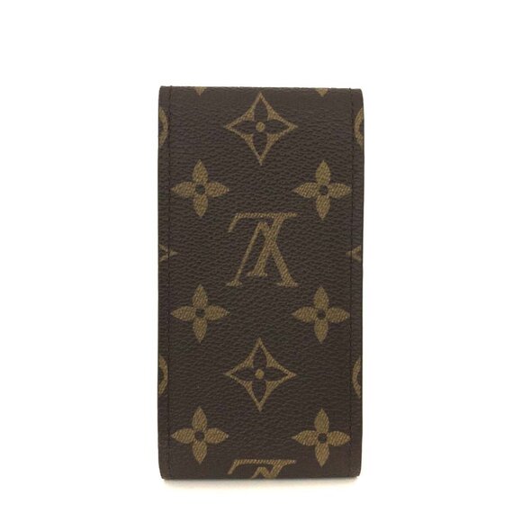 Authentic Louis Vuitton Monogram Cigarette Tobacco Case Brown 40-101125 - Picture 2 of 8